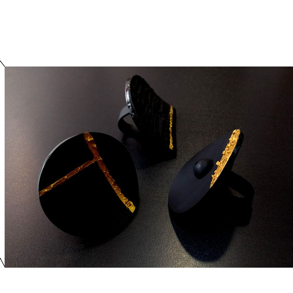 Sculptures, statuettes and miniatures - LUNAR SPLASH collection ewelry - ALEX+SVET