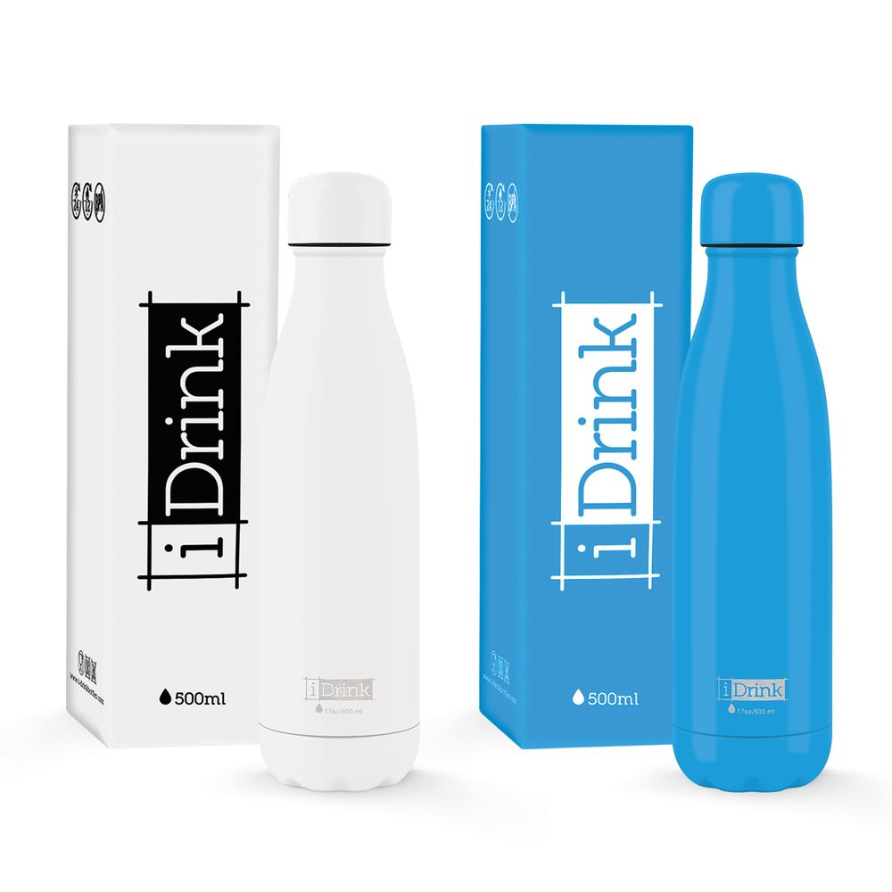 Accessoires thé et café - Bouteilles I-Drink - Couleurs des bouteilles - I-DRINK