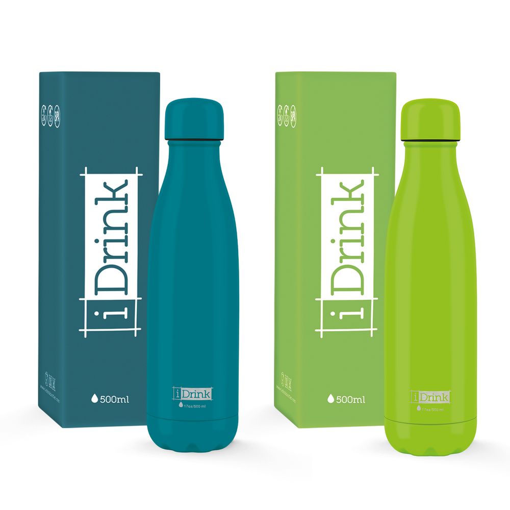 Accessoires thé et café - Bouteilles I-Drink - Couleurs des bouteilles - I-DRINK