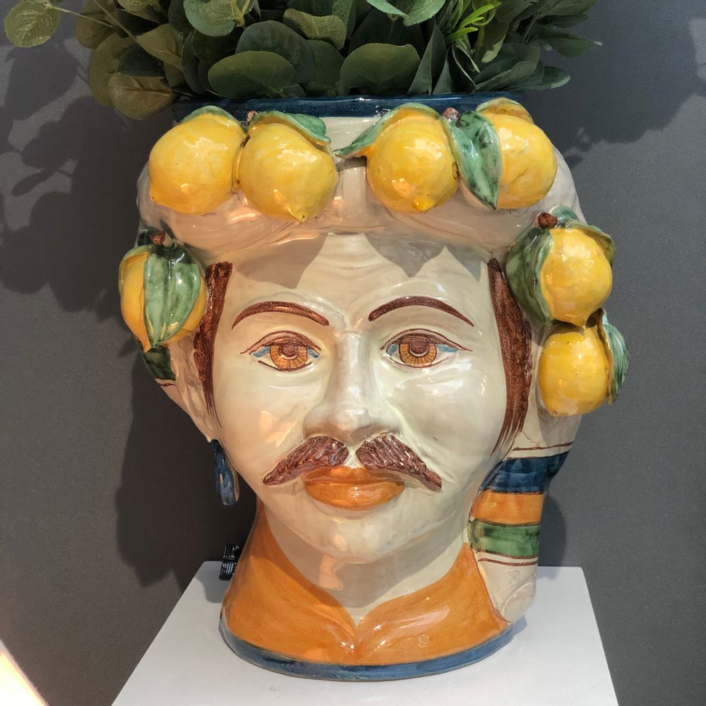 Vases - Lemon Lady Vase - AGATA TREASURES