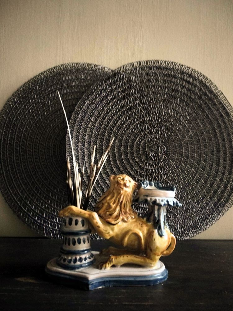Decorative objects - Leone Candle Holder - AGATA TREASURES