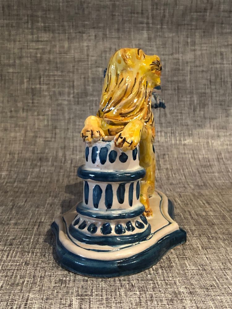 Decorative objects - Leone Candle Holder - AGATA TREASURES