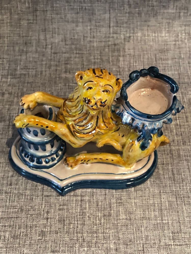 Decorative objects - Leone Candle Holder - AGATA TREASURES