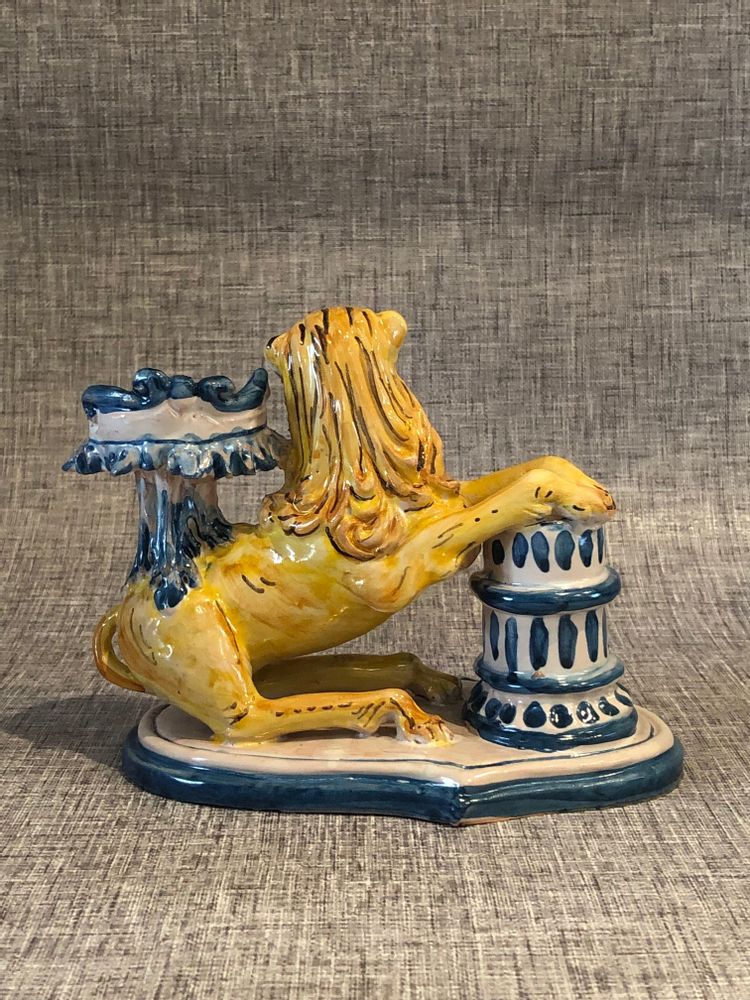 Decorative objects - Leone Candle Holder - AGATA TREASURES