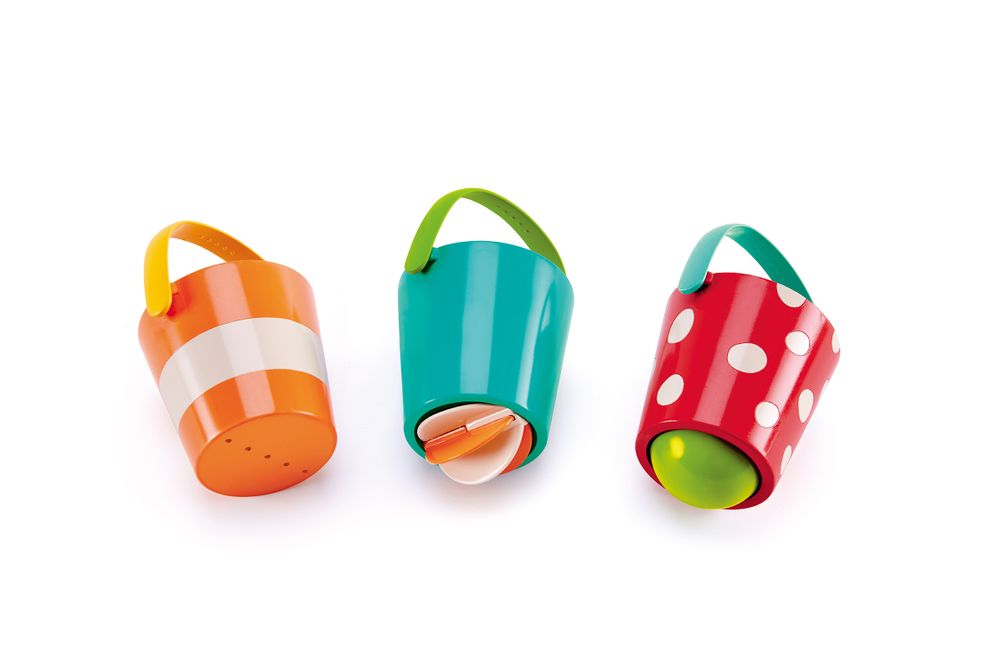 Toys - Set of colorful buckets for the bath - TOYNAMICS HAPE NEBULOUS STARS
