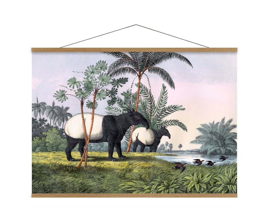 Chambres d'enfants - Affiche. Malay Tapir. - THE DYBDAHL CO.