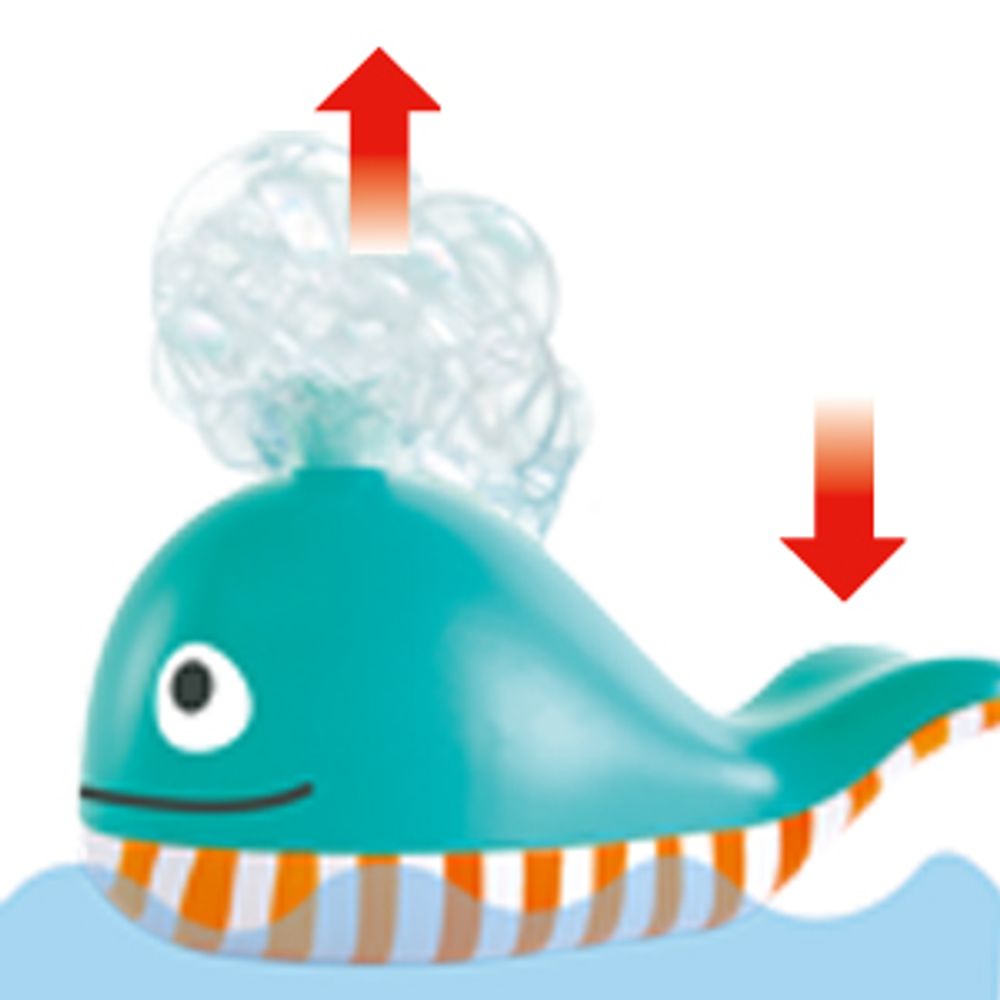 Jouets enfants - Baleine à bulles pour le bain - TOYNAMICS HAPE NEBULOUS STARS