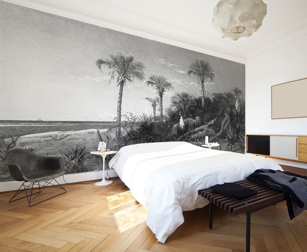 Other wall decoration - Caladesi Bay Black & White - LÉ PAPIERS DE NINON