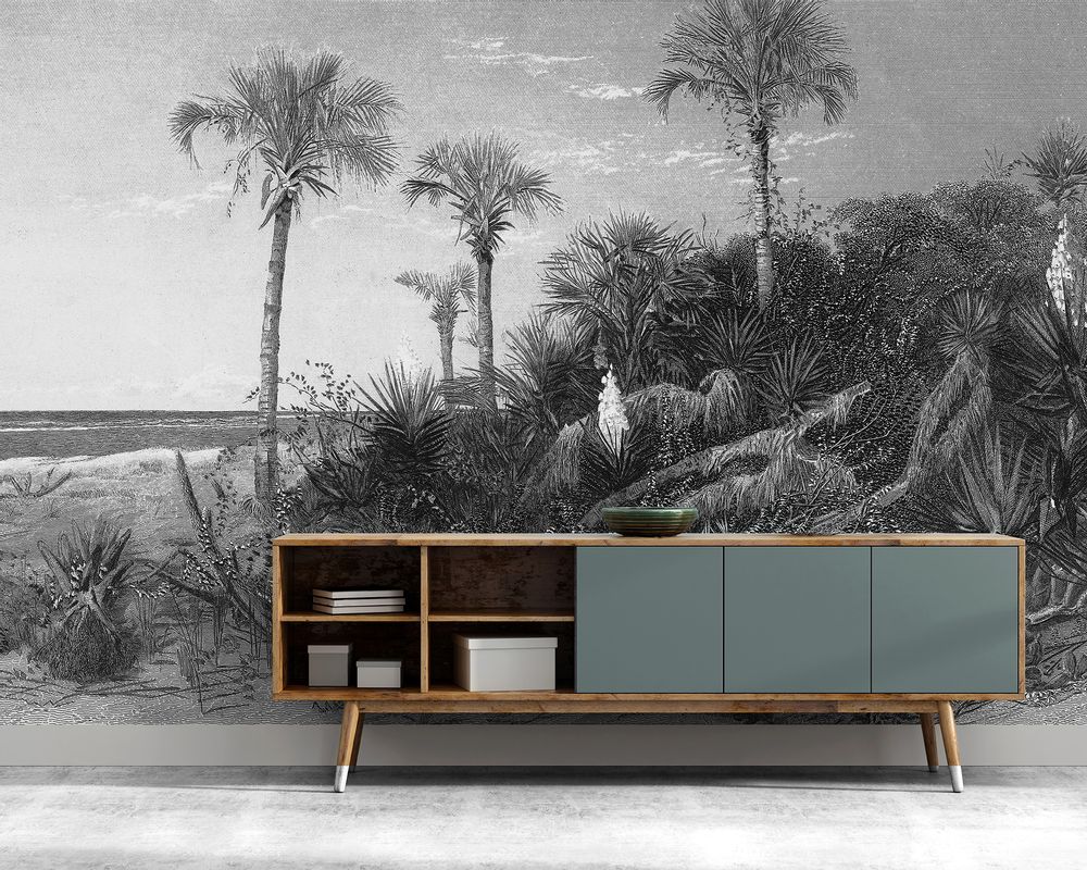 Other wall decoration - Caladesi Bay Black & White - LÉ PAPIERS DE NINON