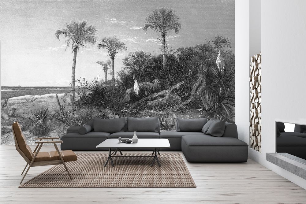 Other wall decoration - Caladesi Bay Black & White - LÉ PAPIERS DE NINON