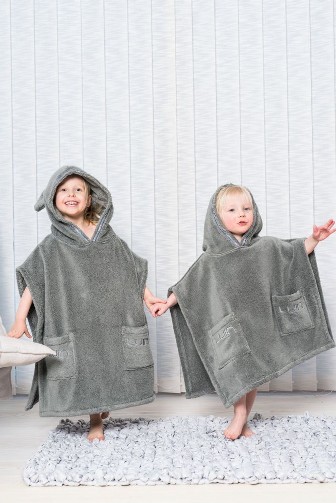 Bath accessories for children - Poncho Towel for children, 1-5 years old - LUIN LIVING
