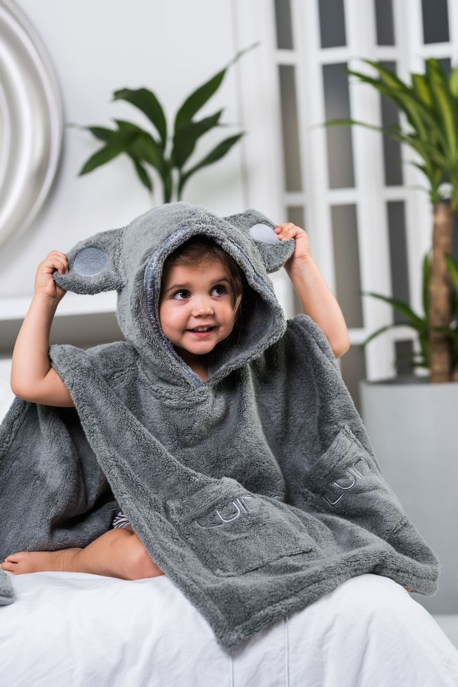 Bath accessories for children - Poncho Towel for children, 1-5 years old - LUIN LIVING