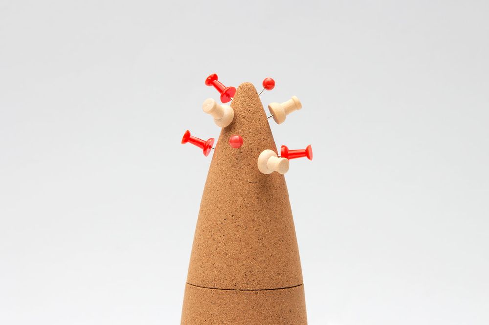 Decorative objects - Cork rocket desk tidy - SUCK UK