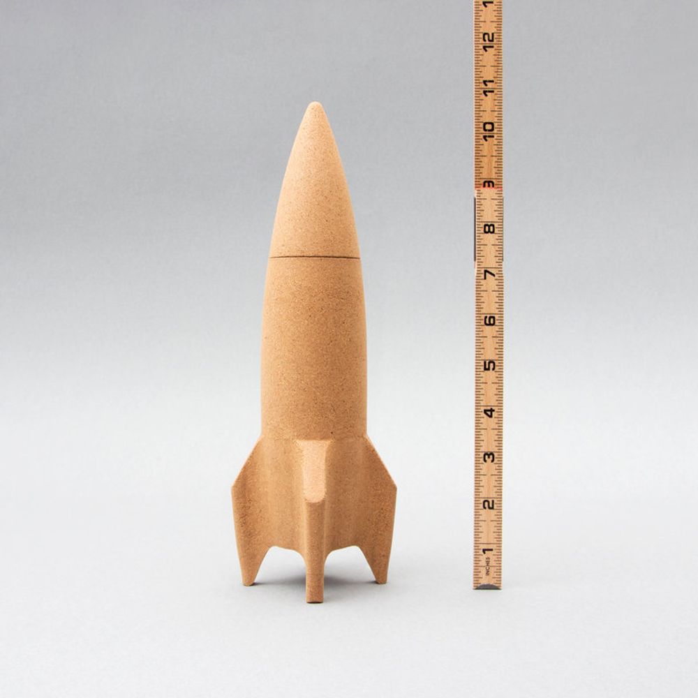 Decorative objects - Cork rocket desk tidy - SUCK UK