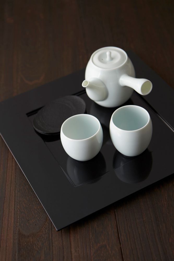 Ceramic - Teee Teapot 320cc (pale celadon blue) - MIYAMA.