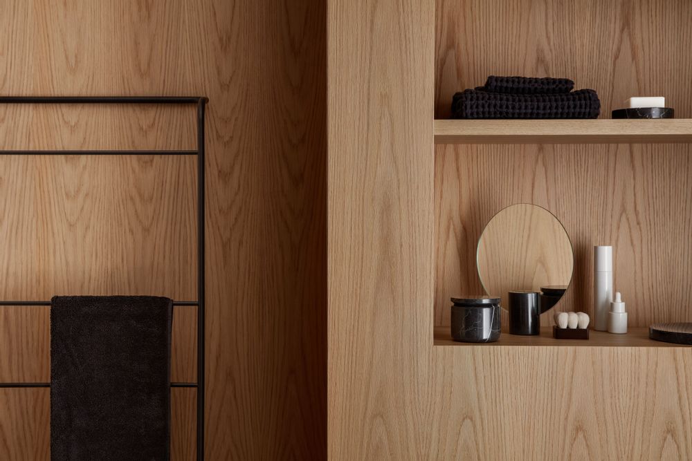 Bathroom equipment - -MODO- series in white and black- - BLOMUS