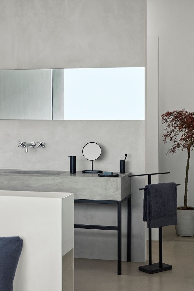 Bathroom equipment - -MODO- series in white and black- - BLOMUS
