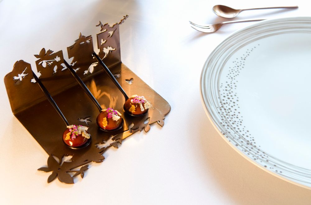 Assiettes de réception - Présentoirs à dégustation Floréale - ESTELLE MATCZAK
