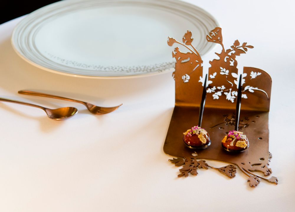 Assiettes de réception - Présentoirs à dégustation Floréale - ESTELLE MATCZAK