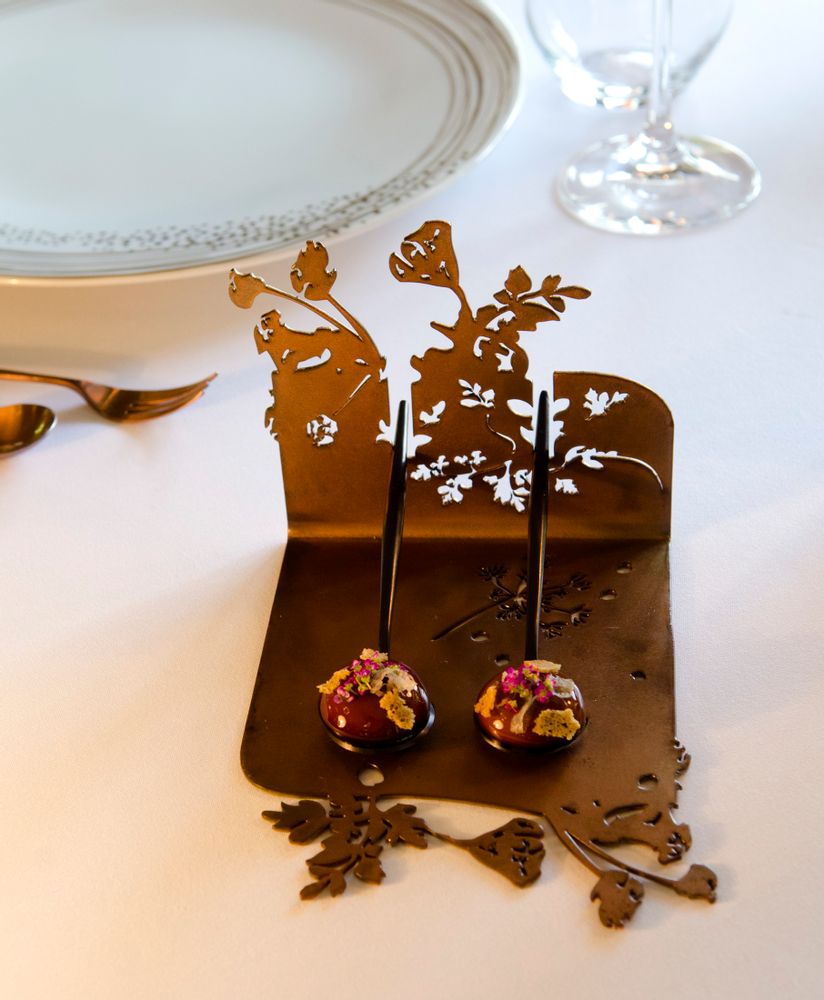 Assiettes de réception - Présentoirs à dégustation Floréale - ESTELLE MATCZAK