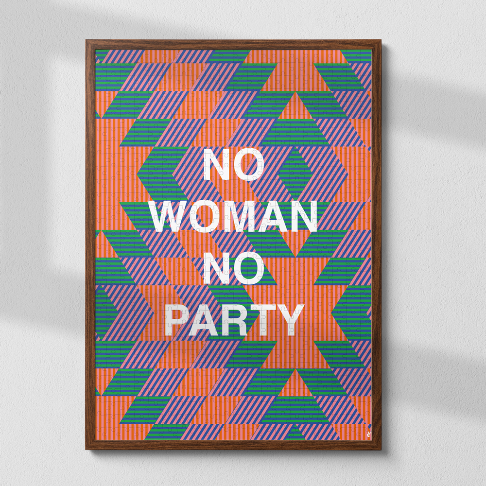 Revêtements muraux - Puzzle - No woman No party - PIECE & LOVE