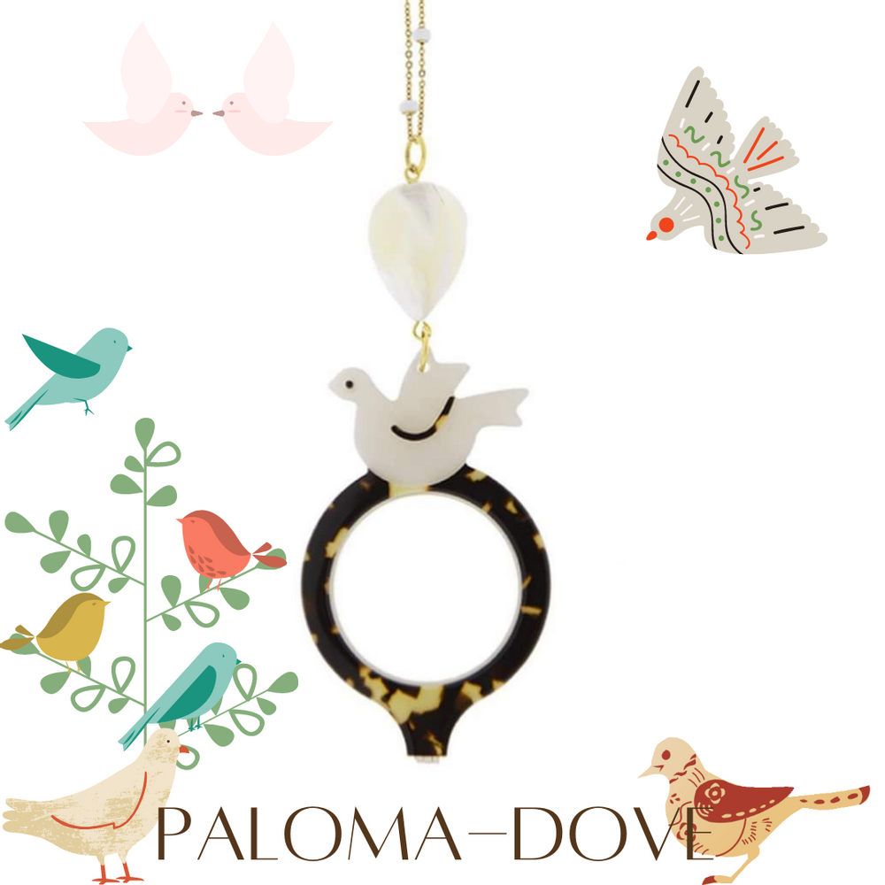 Bijoux - Flippan'Look Lunettes Collier Colombe - FLIPPAN' LOOK