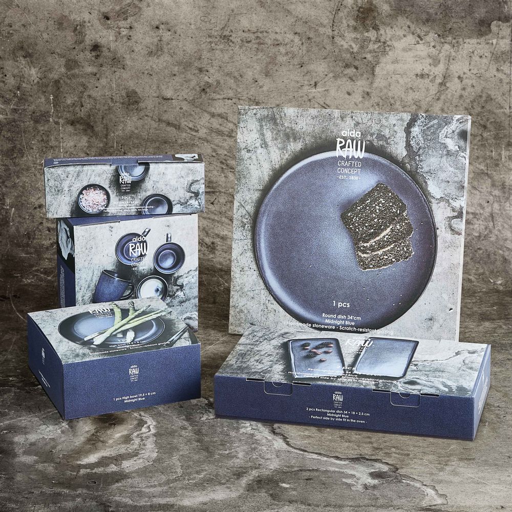 Everyday plates - RAW Midnight Blue - AIDA