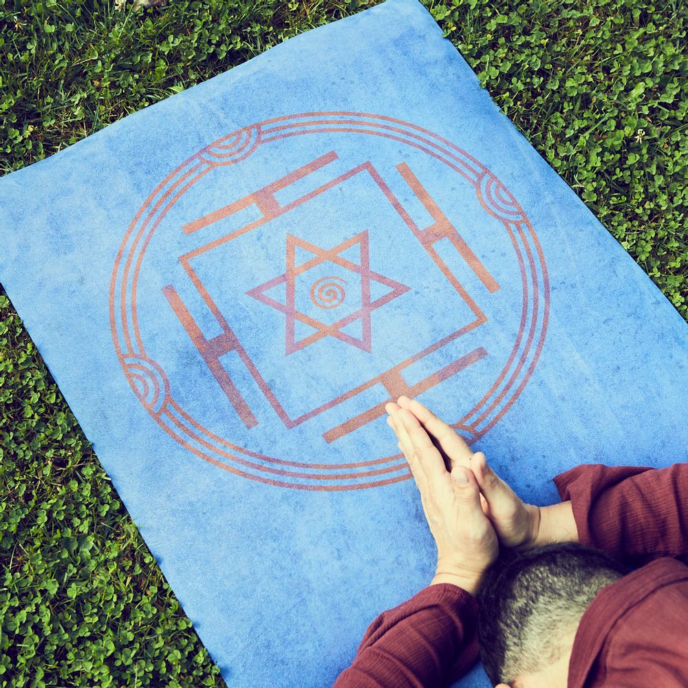 Autres tapis - Tapis de yoga inspiration indienne - ALMA CONCEPT