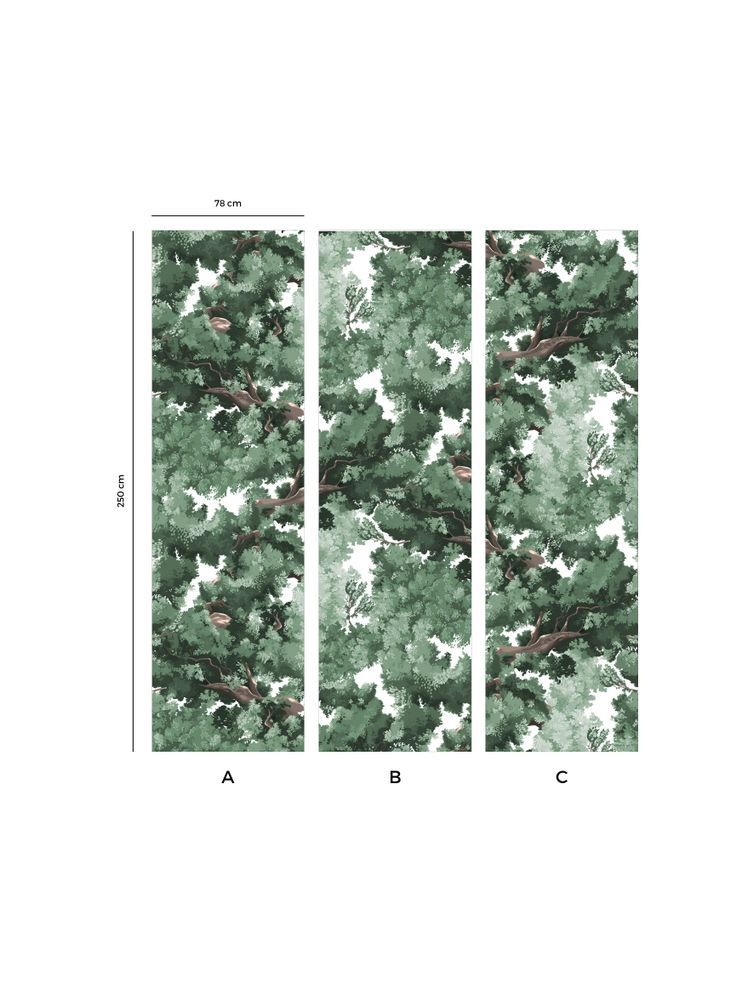 Other wall decoration - Wallpanel Bushu Vert Sencha - PAPERMINT