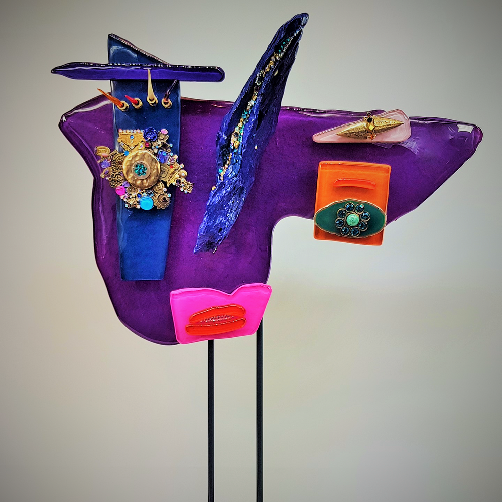 Verre d'art - Sculpture AYGO - NATHALIE BORDERIE