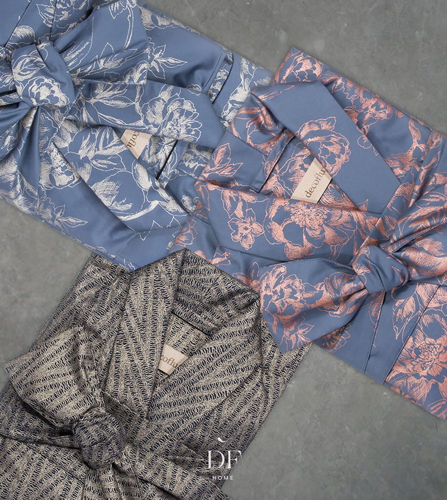 Peignoirs - Peignoir en satin - DECOFLUX