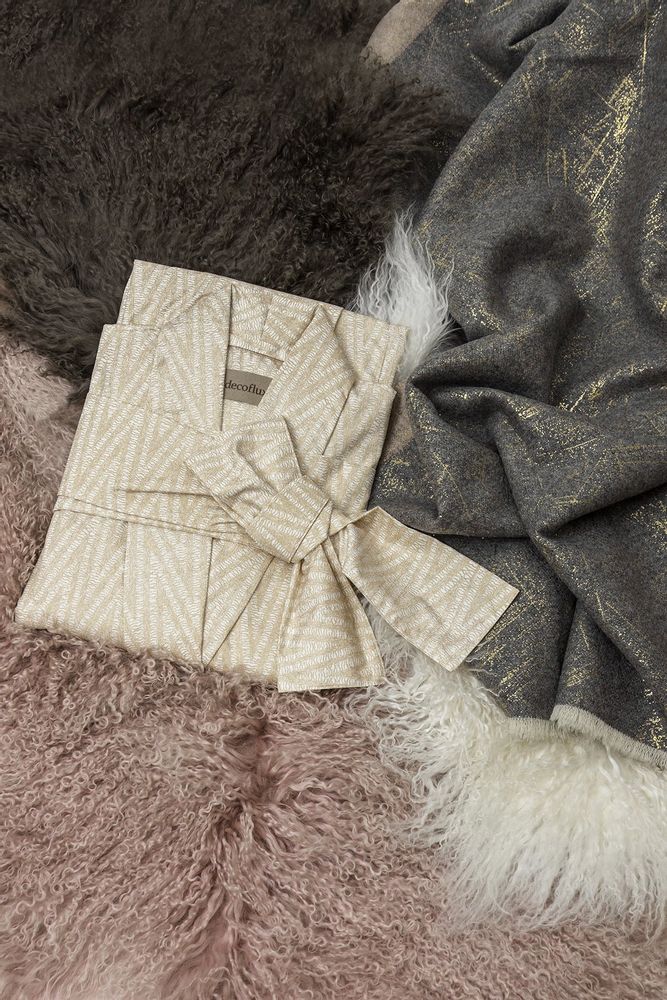 Peignoirs - Peignoir en satin - DECOFLUX