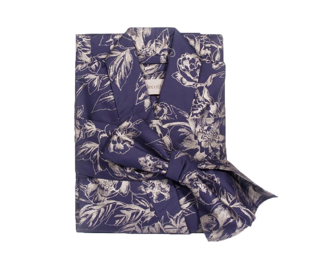 Peignoirs - Peignoir en satin - DECOFLUX