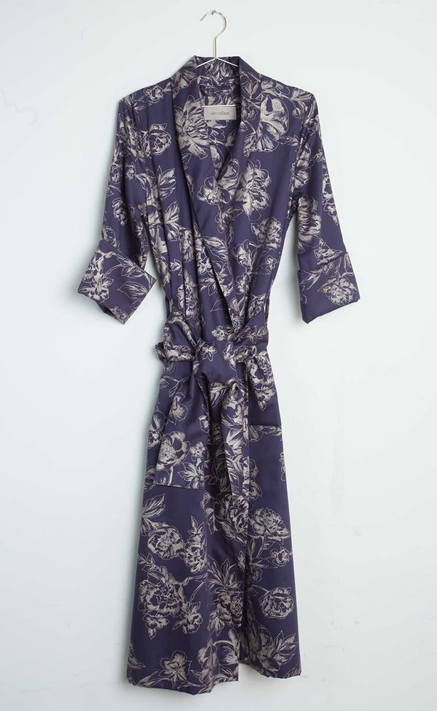 Peignoirs - Peignoir en satin - DECOFLUX