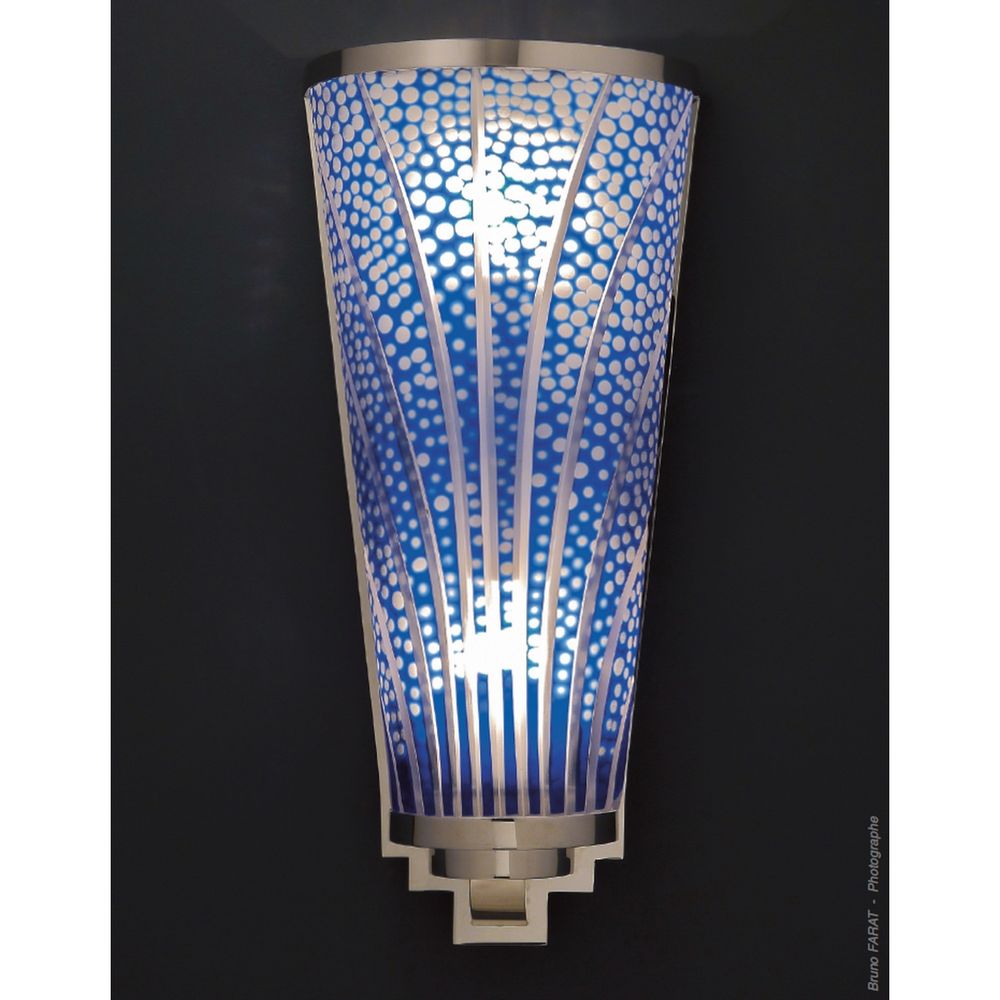 Design objects - Wall light Cristal Cut - Champagne Cobalt - CRISTAL BENITO