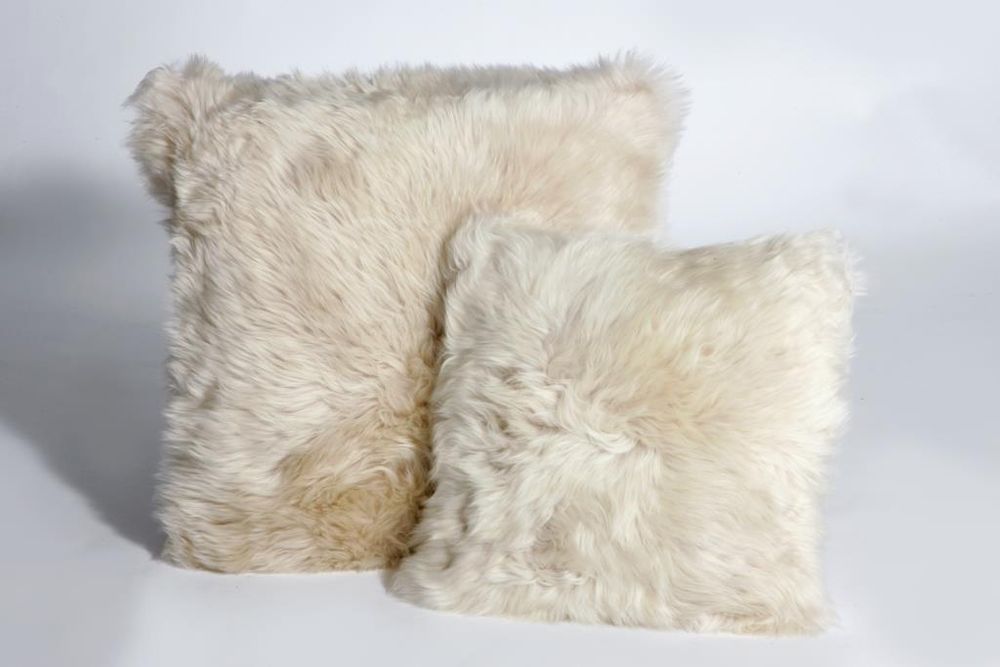 Cushions - Long wool sheepskin cushions - FIBRE BY AUSKIN
