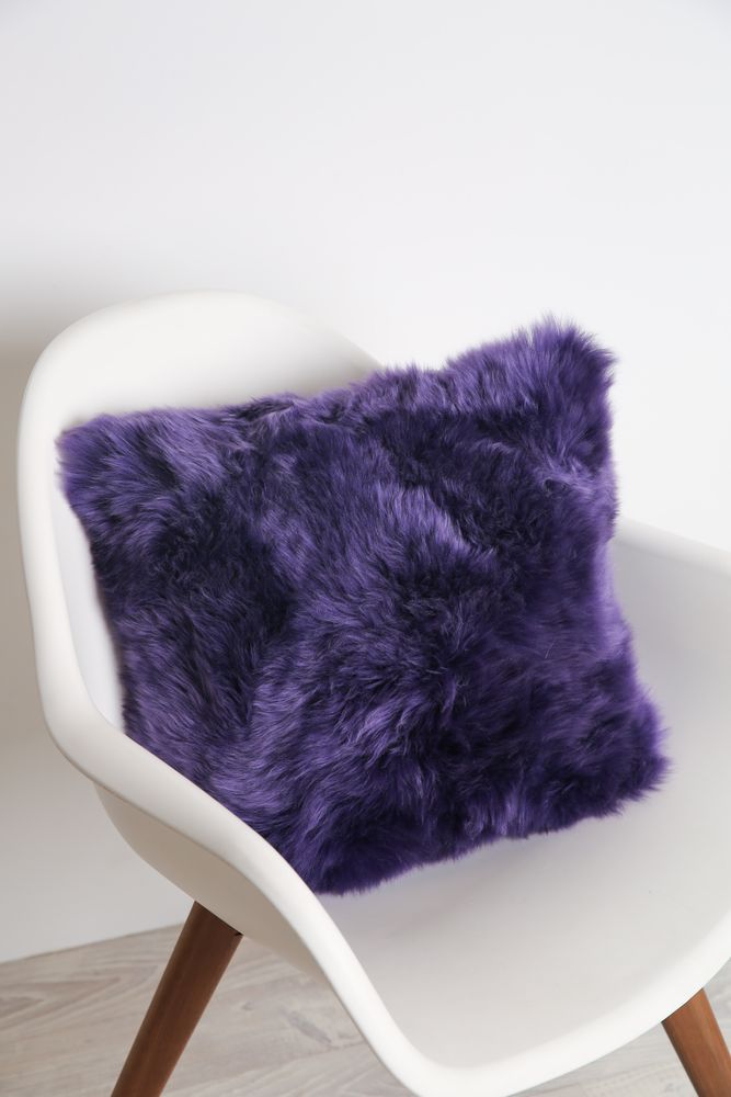 Cushions - Long wool sheepskin cushions - FIBRE BY AUSKIN