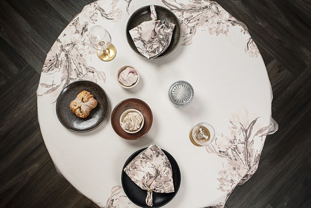 Table linen - Table linen Floral Sence Monochromia - DECOFLUX