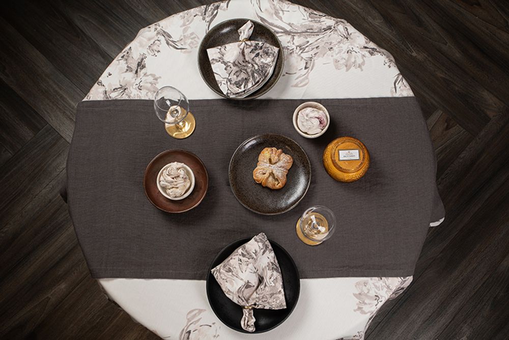 Table linen - Table linen Floral Sence Monochromia - DECOFLUX