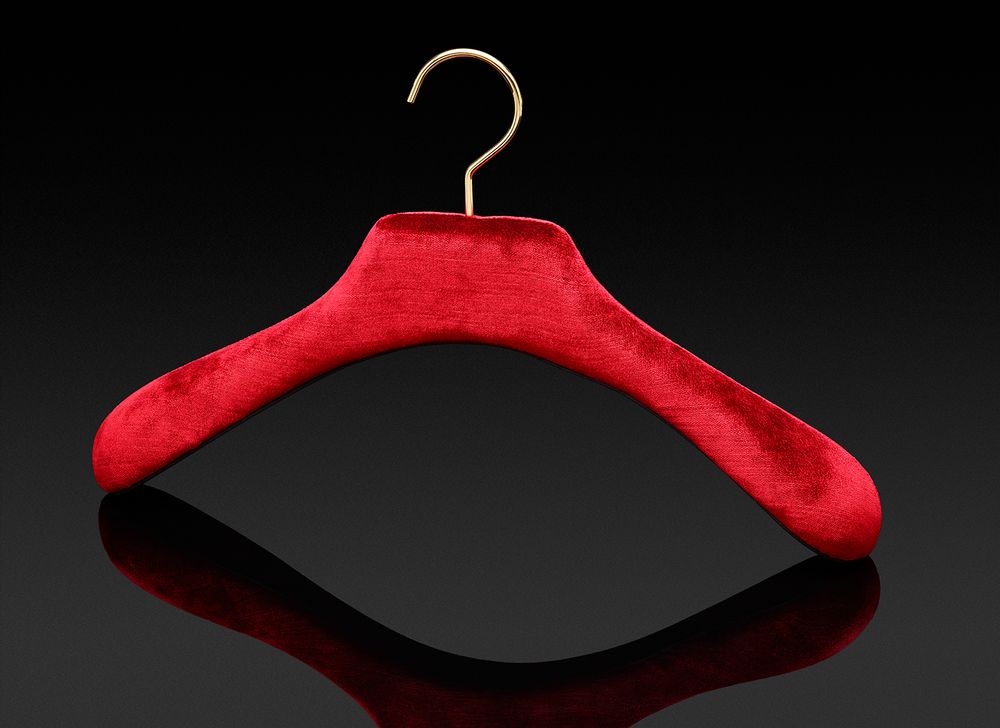 Dressings - Cintres gainés en tissu pour femmes - Collection ROYALE. - AUTHENTIQUES PARIS