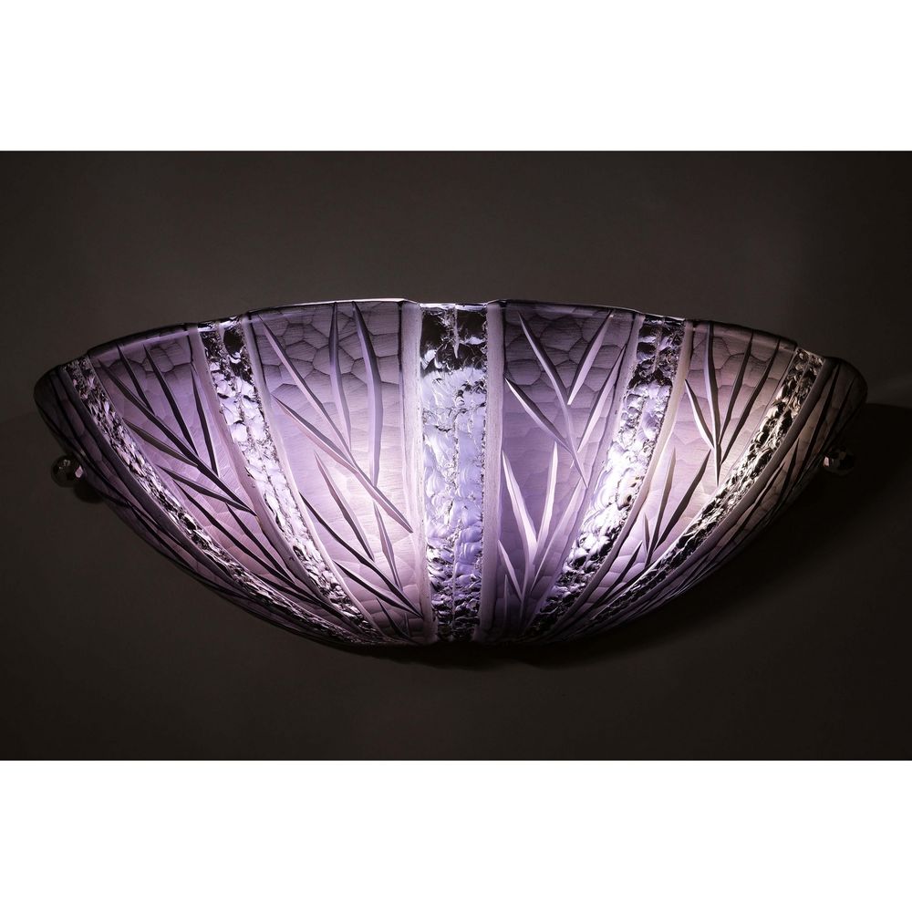 Objets design - Applique murale Cristal Taillé - CHIPS LEAF AMETHYST - CRISTAL BENITO