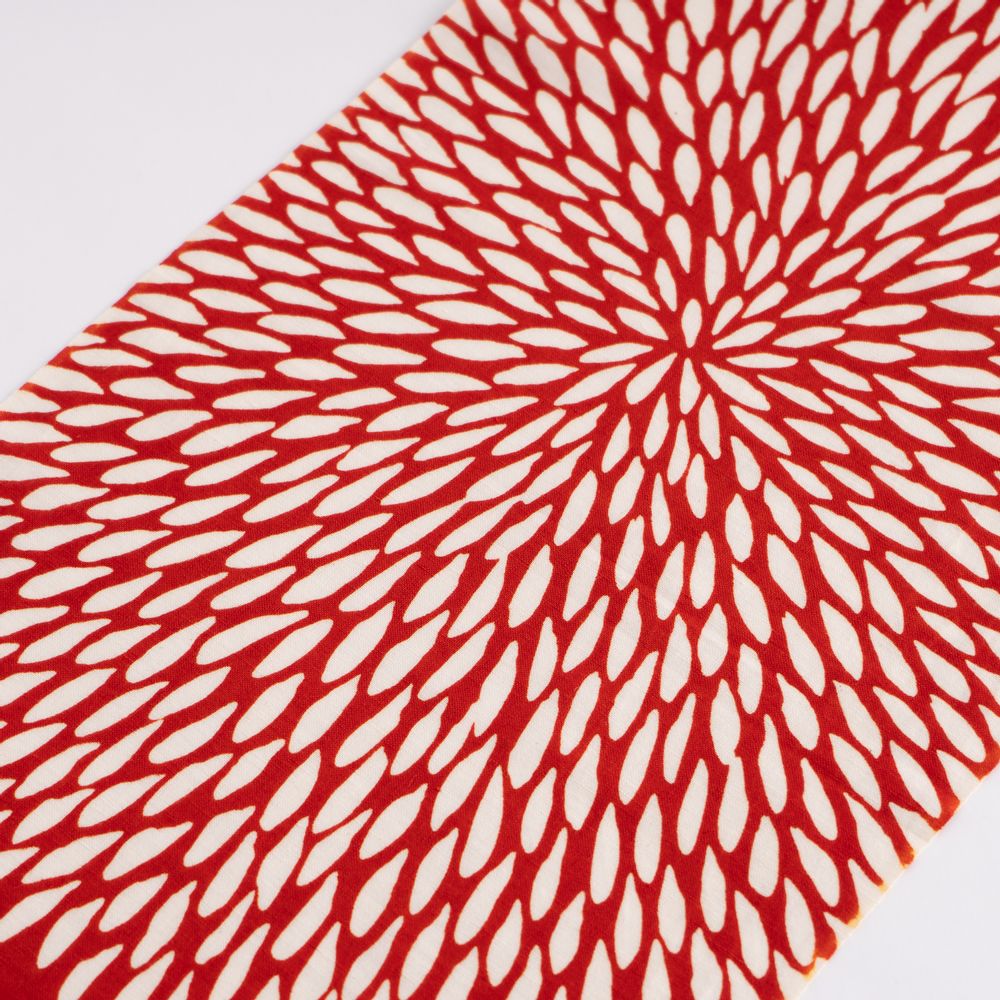 Scarves - TENUGUI KOMON Modern CottonLinen Mix - KAMAWANU