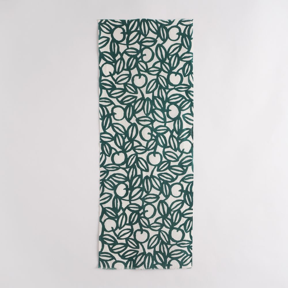Scarves - TENUGUI KOMON Modern CottonLinen Mix - KAMAWANU