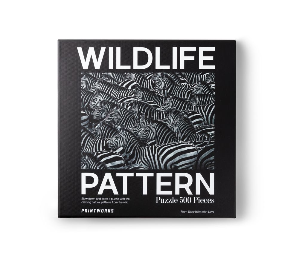 Cadeaux - Puzzle - Motif Wildlife Zebra - PRINTWORKS