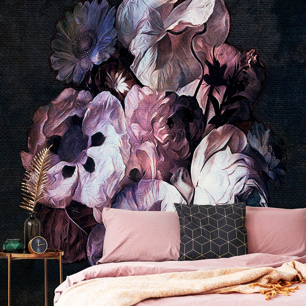 Hotel bedrooms - Wallcovering Fleur - LA AURELIA DESIGN
