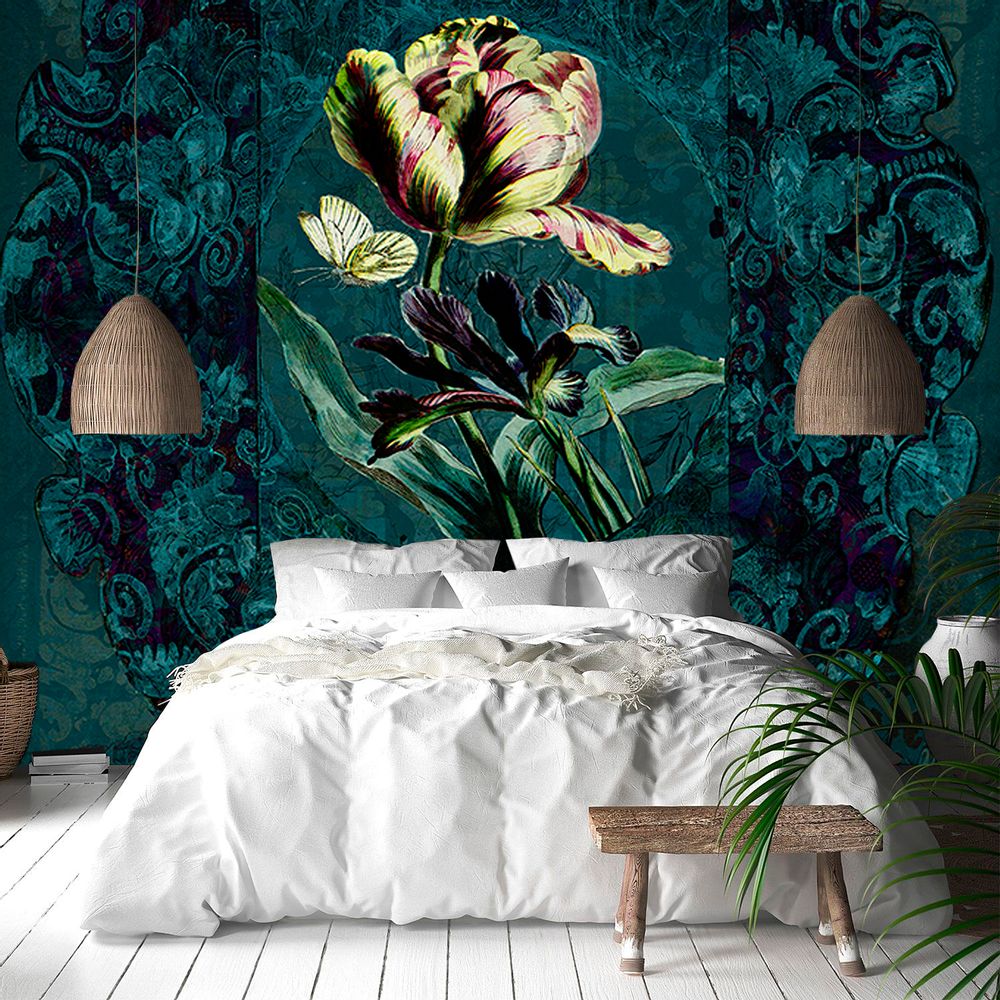 Hotel bedrooms - Wallcovering Jardin - LA AURELIA DESIGN