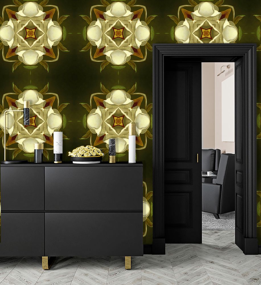 Chambres d'hôtels - Wallcovering Lily of the Valley - LA AURELIA DESIGN