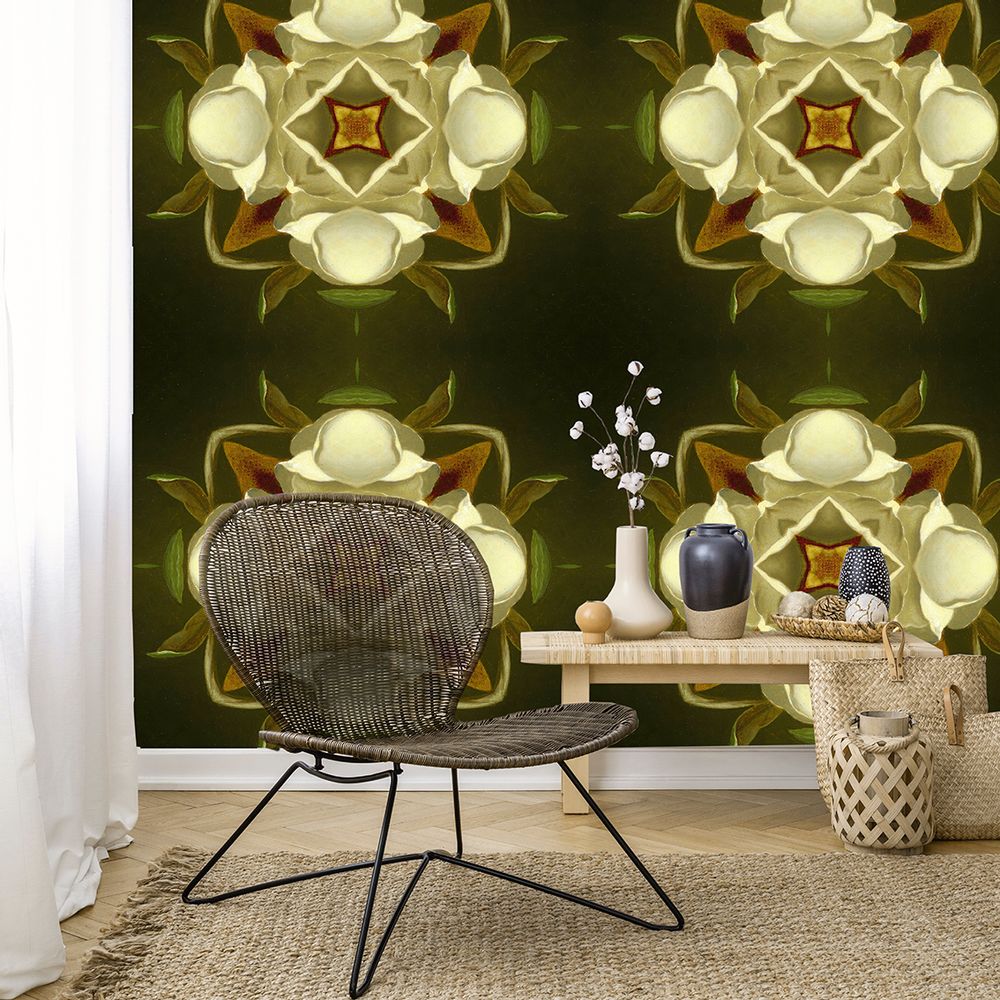 Chambres d'hôtels - Wallcovering Lily of the Valley - LA AURELIA DESIGN