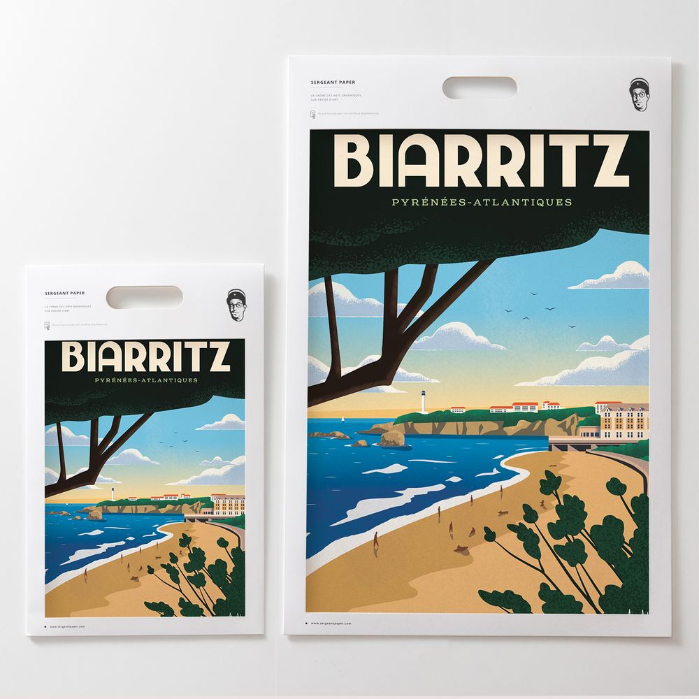 Poster - Art Print - Cities of France with Alex Asfour - SERGEANT PAPER