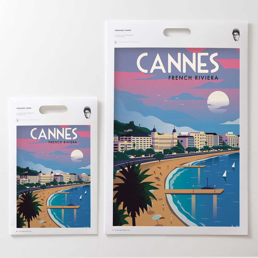 Poster - Art Print - Cities of France with Alex Asfour - SERGEANT PAPER